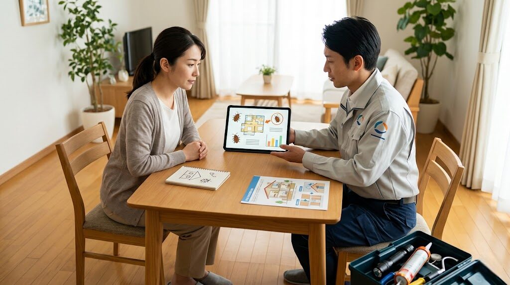 ゴキブリ駆除業者への依頼手順