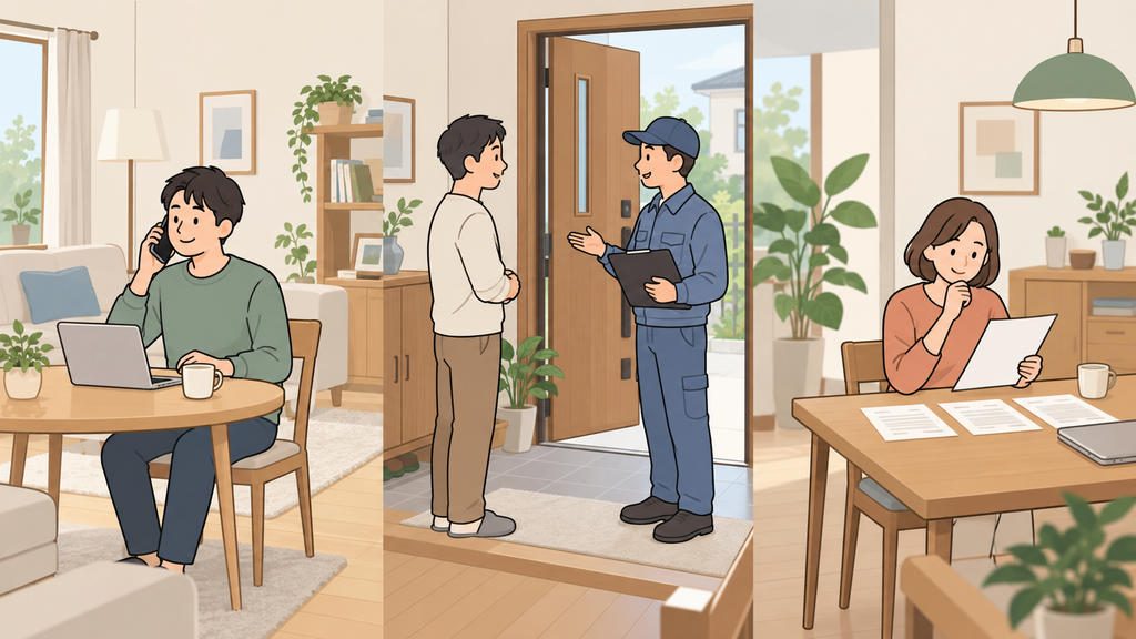 3つの依頼先はどう選ぶ？