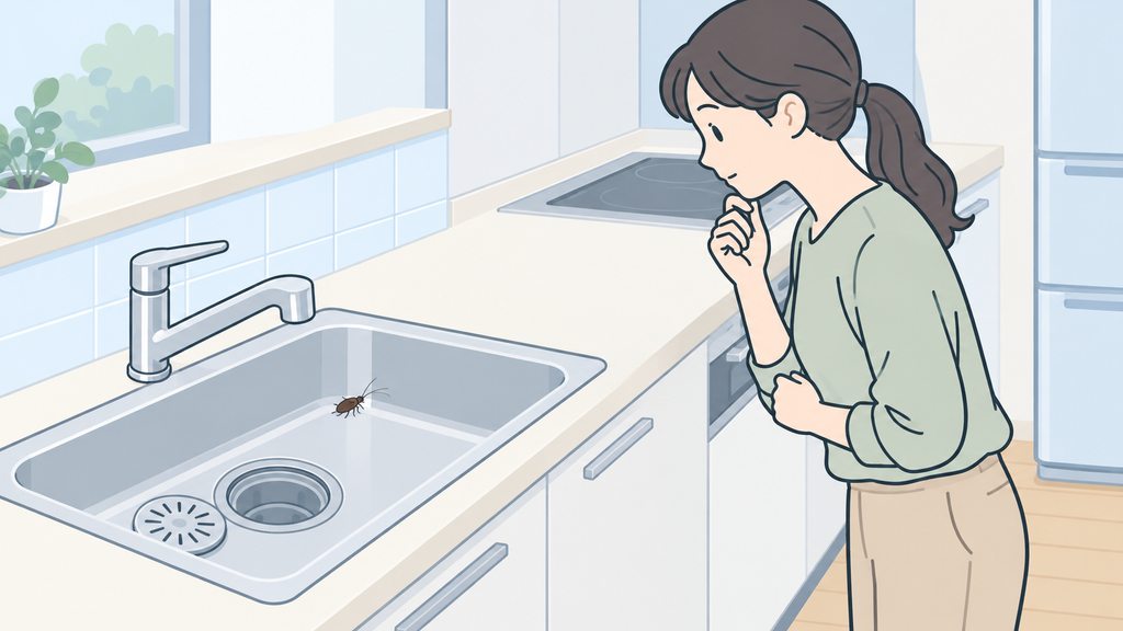 排水口付近で見つけた直後の対処