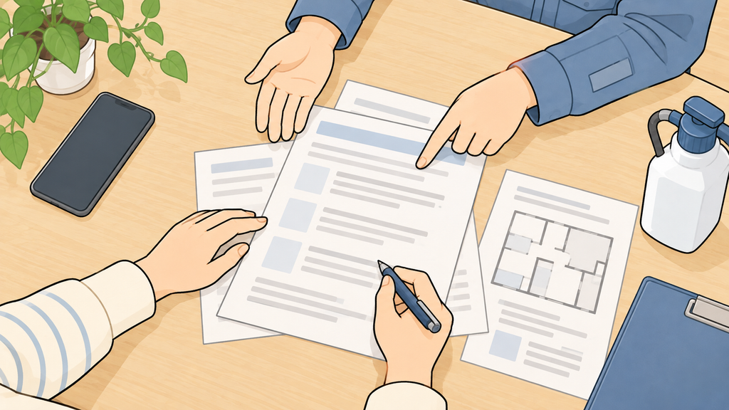 業者へ連絡するときの確認ポイント